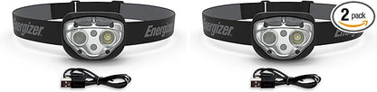 Energizer PRO-400 Headlamp Rechargeable, IPX4 Water Resistant Rechargeable by Energizer
