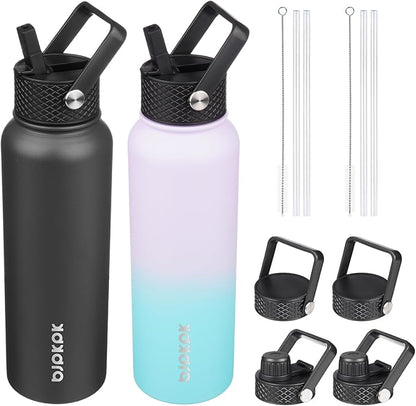 BJPKPK 2 Pack Insulated Water Bottles by BJPKPK