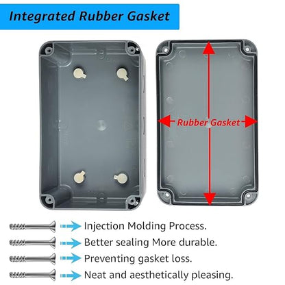 Nineleaf Waterproof Electrical Box, 3PK Outdoor Junction Boxes, IP66 External - Image 4