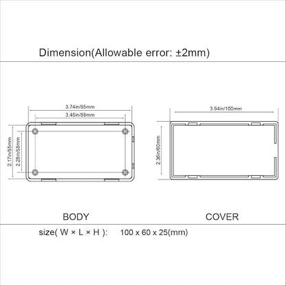 LeMotech Project Box 10 Pieces ABS Plastic Electrical Project Case Small - Image 7