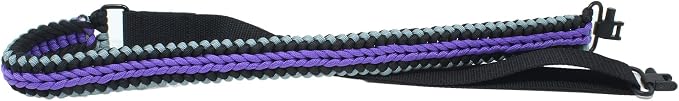 Extra Wide Gun Sling Paracord 550 Adjustable w/Swivels - Image 3