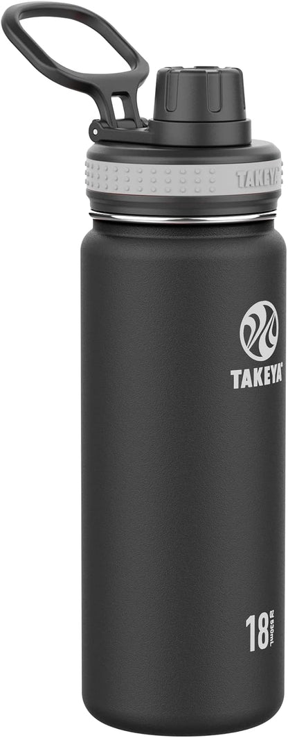 Takeya Originals Vacuum Insulated Stainless Steel Water Bottle, 18 Ounce by Takeya