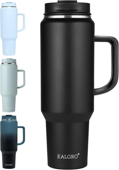 EALGRO 50 oz Tumbler with Handle, Insulated Tumblers with Lid and Straw by EALGRO