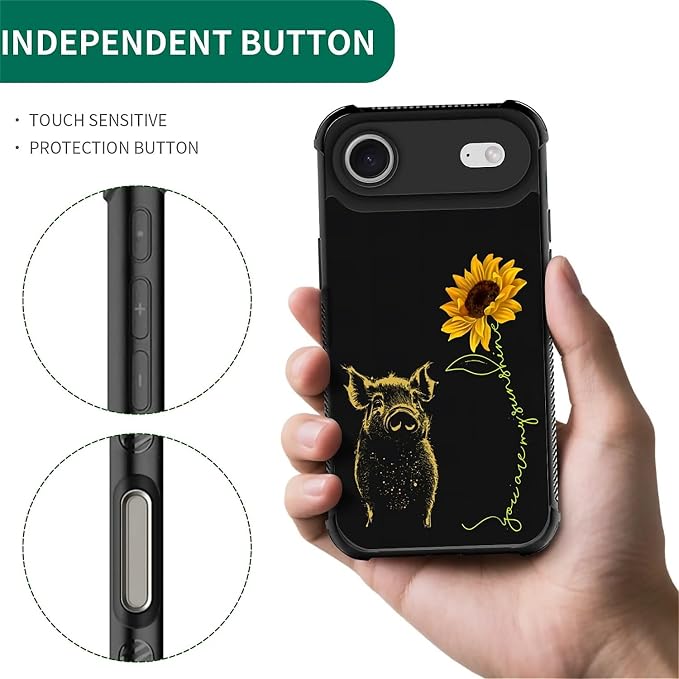for iPhone 17 Air Case, for MagSafe Graphic Design for Girl Boy Soft Silicone - Image 3