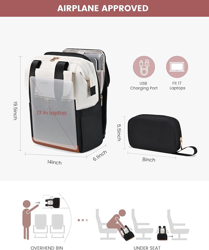 LOVEVOOK 17.3 Inch Laptop Backpack - Image 3