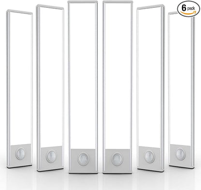 6 Pack Under Cabinet Lights Wireless, 50 LED Motion Sensor Light Indoor by AVEVA