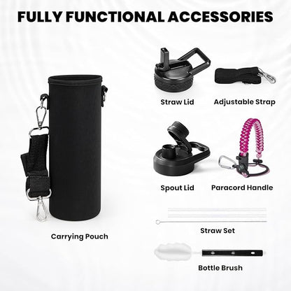 RAYMYLO Insulated Water Bottle 24oz, Triple Wall Vacuum Stainless Steel - Image 6