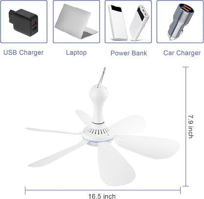 Silent USB Powered Ceiling Fan - Image 5