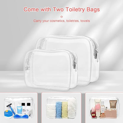 Sinaliy Large Travel Backpack for Women, 40L Carry On Backpack, 17 Inch Laptop - Image 7