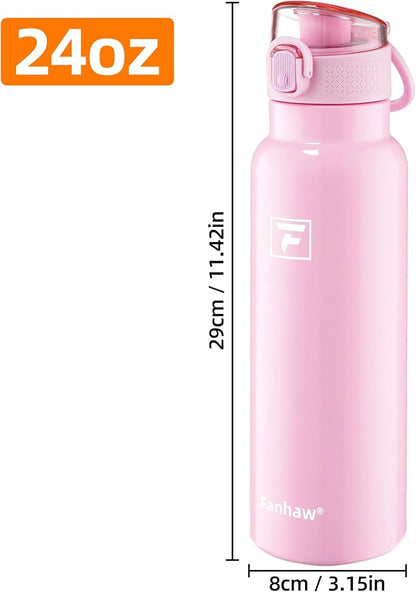 Fanhaw Daylite Series 24 oz Stainless Steel Insulated Water Bottle - Image 6