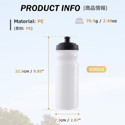 Azarxis TPU Soft Flask Collapsible Water Bottle Running Folding Gel Water - Image 2