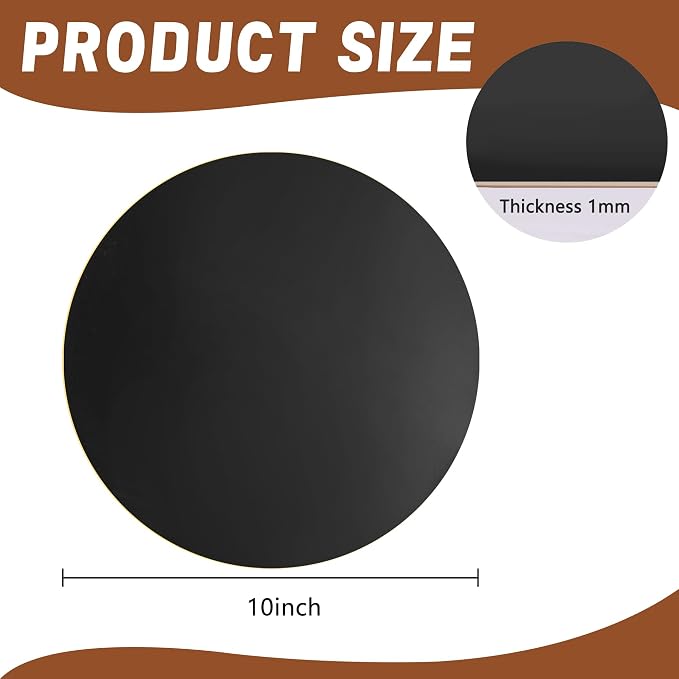 Adnee 2 Pcs Pond Liner Repair Patch-10 Inches Round Self-Adhesive EPDM Liner - Image 2