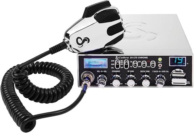 Cobra 29 LTD Chrome AM/FM Professional CB Radio by CobraElectronics