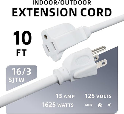 EP 2 Pack 10 Ft Outdoor Extension Cord - Image 2