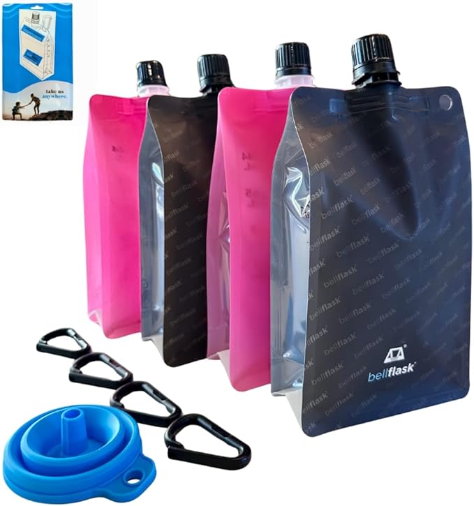 BellFlask - 15 oz. Plastic Flask, Metal-Free, BPA-Free by BellFlask