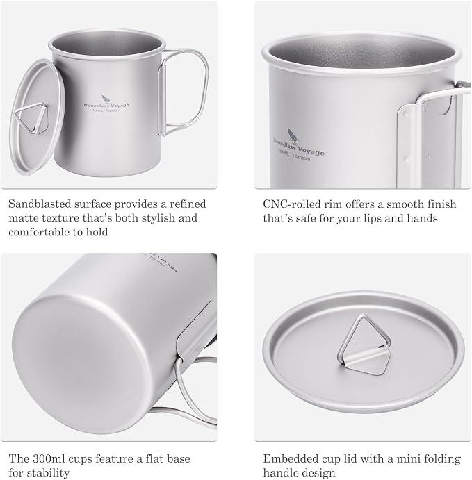Boundless Voyage Titanium Camping Mug - Image 4