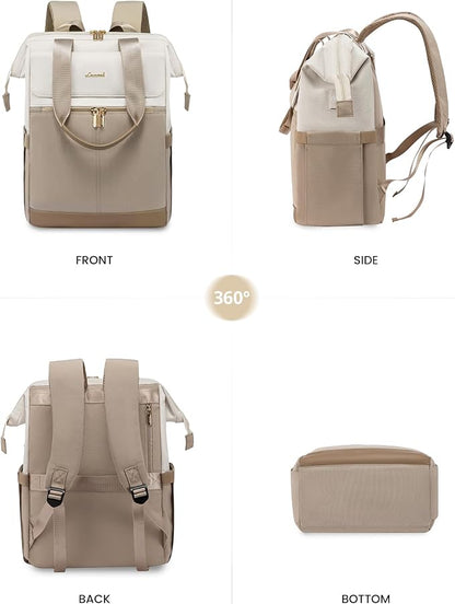 LOVEVOOK Laptop Backpack for Women, 15.6 Inch Work Laptop Bag - Image 9
