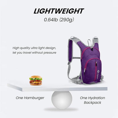 Nepest Hydration Pack Backpack for Women & Men, Lightweight Water Backpack - Image 4