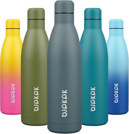 BJPKPK 25oz Insulated Water Bottle Double Wall Vacuum Insulated Stainless Steel by BJPKPK