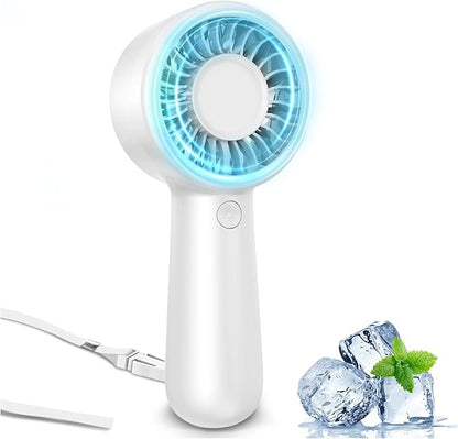 Portable Handheld Fan Personal Small Turbo Hand Fan Powerful, USB Rechargeable by AUIIAH