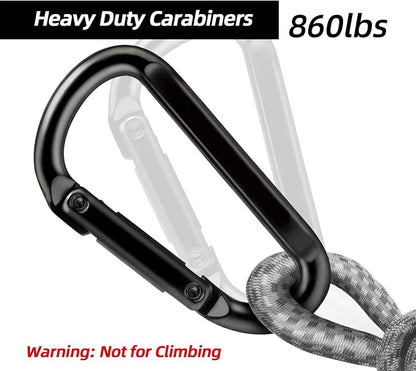 EZYA Heavy Duty Carabiner Clips, 860lbs - Image 4