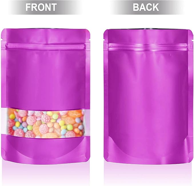 5.5"x7.8" 120pcs Mylar Bags for Food Storage, Smell Proof Bag - Image 4