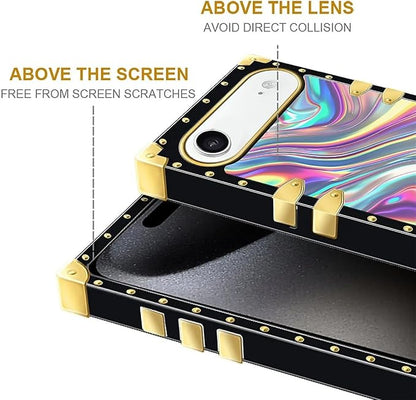 for iPhone 17 Air Case Luxury Golden Decoration - Image 7