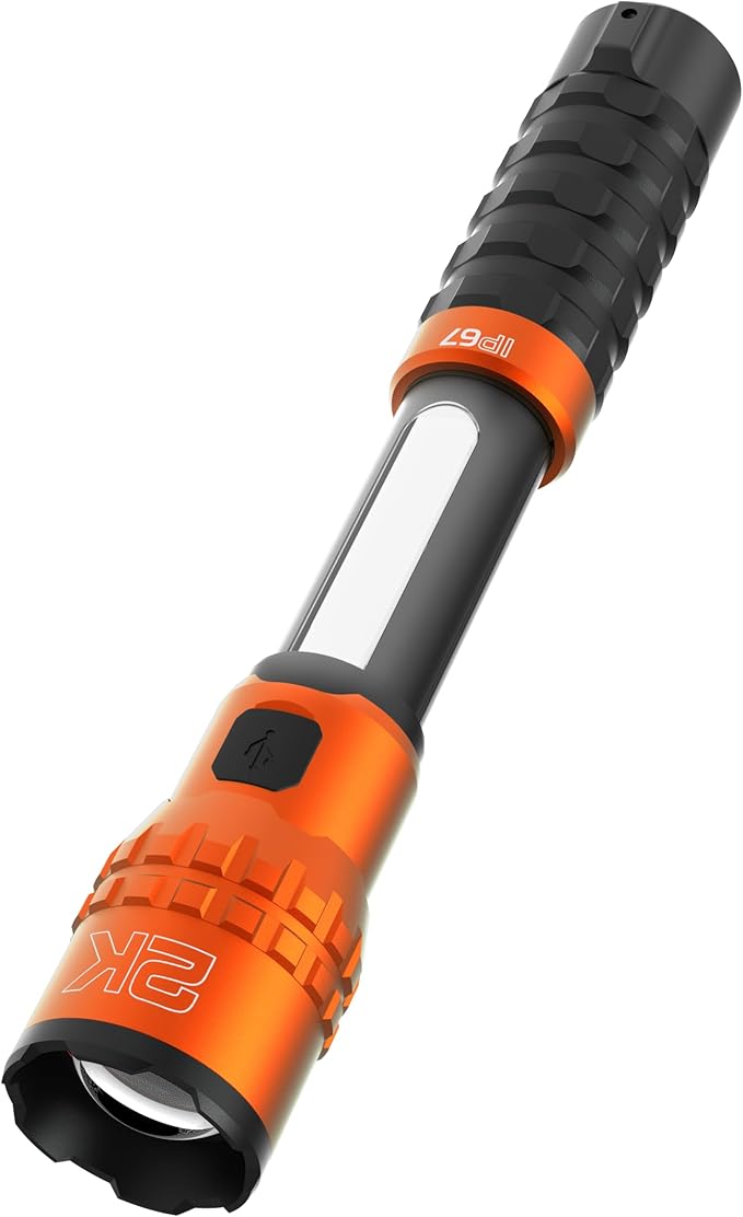 NEBO SLYDE King 2K Flashlight | 2000 Lumens, Rechargeable COB Work Light & LED by NEBO