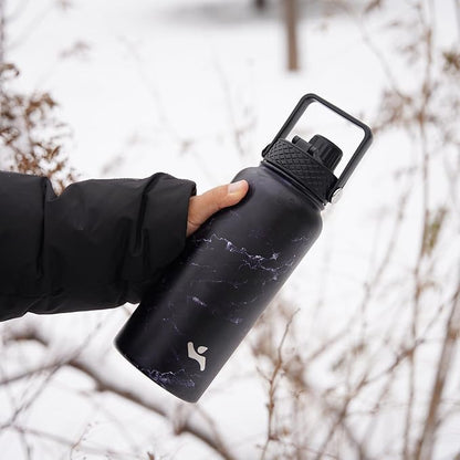 Konokyo 32 oz Insulated Water Bottle Stainless Steel Sport Bottles - Image 7