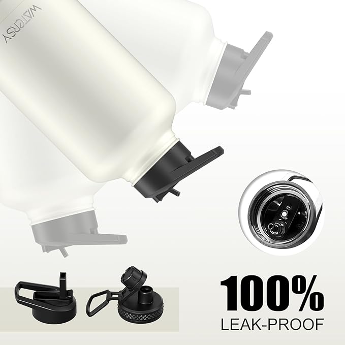 64oz Insulated Water Bottle, BPA Free&Leak Proof, Half Gallon Stainless Steel - Image 5