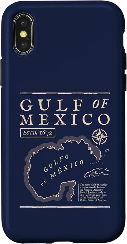 Gulf of Mexico 1672 Historic Map Case by Unknown