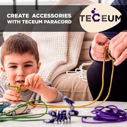 TECEUM 5/32" Paracord Rope 1000 – 1000ft / 200ft / 100ft / 50ft – Tactical - Image 7