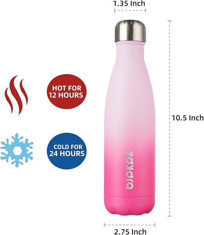 BJPKPK 17oz Insulated Stainless Steel Water Bottle Metal Water Bottles - Image 2