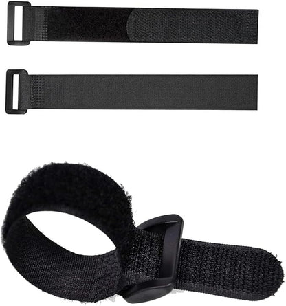 20 Pack 8 Inch Reusable Fastening Cable Ties and Cable Straps, Adjustable - Image 3