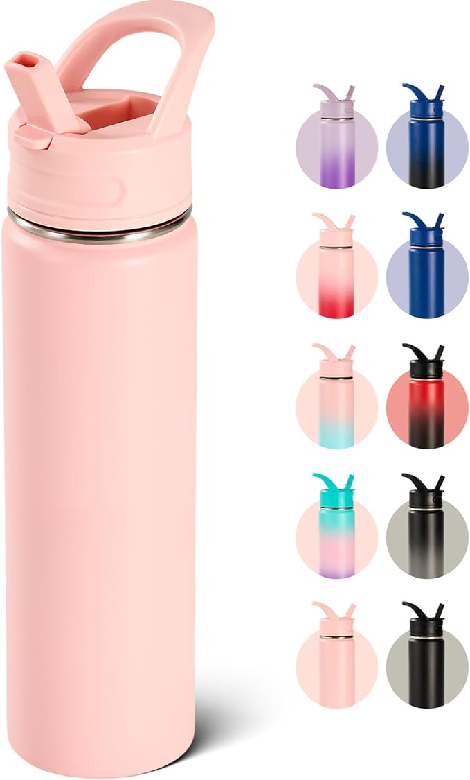 Fijinhom 24oz Insulated Stainless Steel Water Bottle by Fijinhom