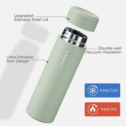 【Upgraded】Exllena Small Insulated Water Bottle 12 oz/350ml– Mini Insulated - Image 3