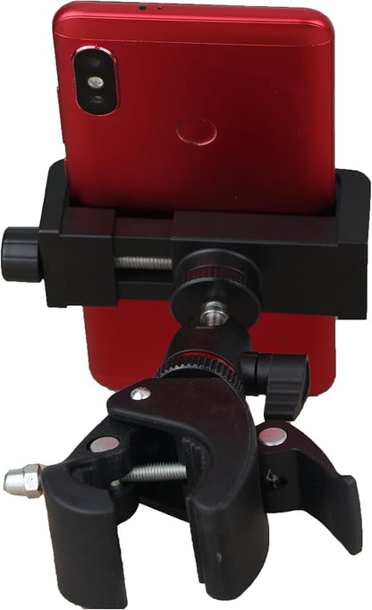 Phone Holder with Clamp for Golf Cart Universal Phone Mount Holder for Bicycle - Image 3