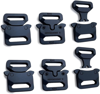 Paracord Bracelet Clips, Quick Release Belt Buckle Metal Shackle Lock by SULIFE