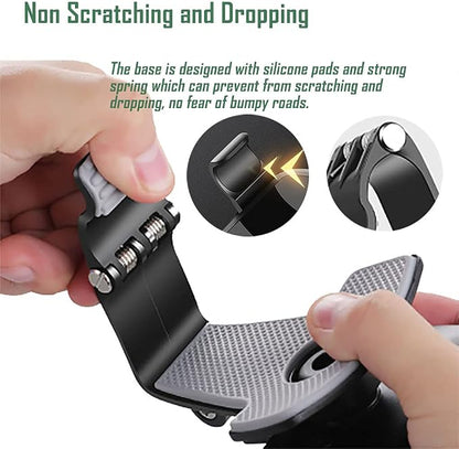 YAOKEEP Universal Car Phone Holder Mount, 360 Degrees Rotation Dashboard Phone - Image 4