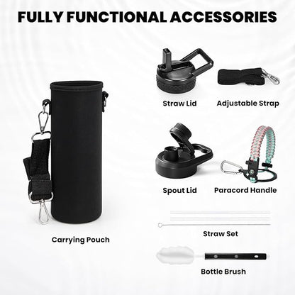 RAYMYLO Insulated Water Bottle 20 oz, Triple Wall Vacuum Stainless Steel - Image 6