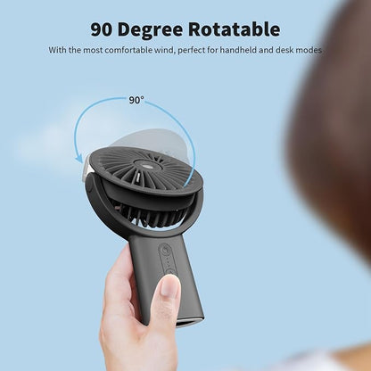 Otlonpe Handheld Misting Fan Portable, Small Personal Hand Held Rechargeable - Image 8