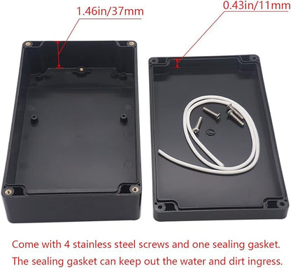 Project Box ABS Black Electrical Boxes IP65 Outdoor Waterproof Box Electronic - Image 5