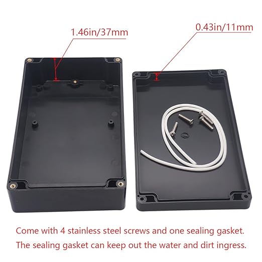 Junction Box IP65 Waterproof ABS Plastic Electrical Project Case Power Junction - Image 4
