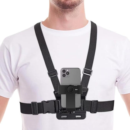 Mobile Phone Chest Mount Harness Strap Cell Phone Holder Mount by Unknown