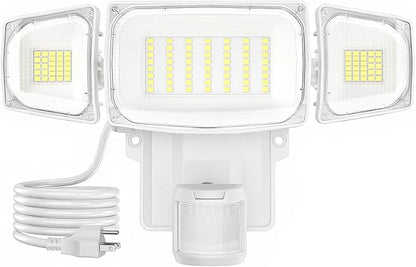 Olafus 70W Motion Sensor Outdoor Light Plug in, Motion Flood Light Dusk to Dawn by Olafus