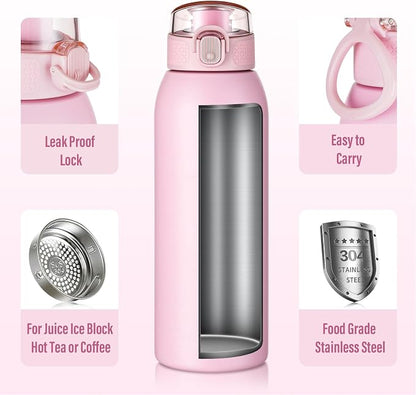 Insulated Water Bottle 18 oz - Image 4