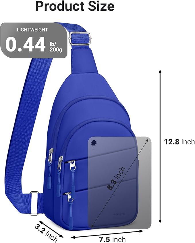 Tuwubi Crossbody Bags for Women, Sling Bag for Men, Small Hiking Backpack Anti - Image 5