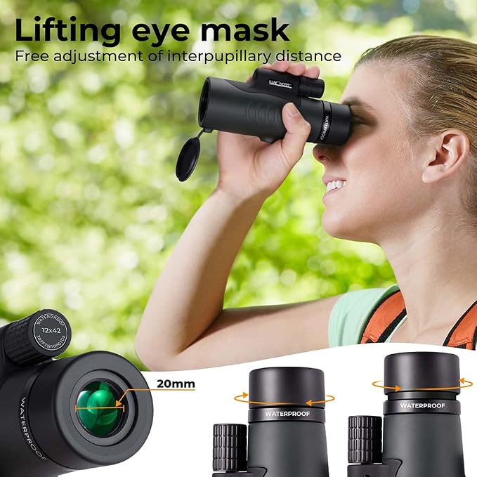K&F Concept HD 12X42 Monocular Telescope - Image 6