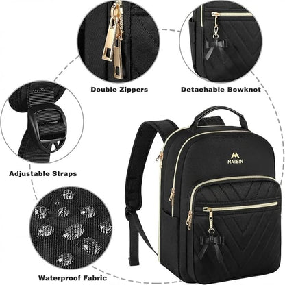 MATEIN Backpack Purse for Women, 17 inch Stylish Cute Waterproof Backpack Purse - Image 5