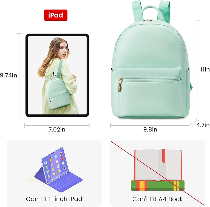 LOVEVOOK Mini Backpack for Women Light Weight Small Waterproof Backpack Purses - Image 4